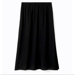 Eileen Fisher midi skirt large black